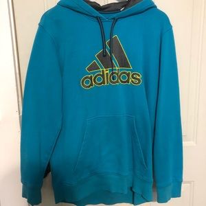 Blue Adidas Hoodie - Size L